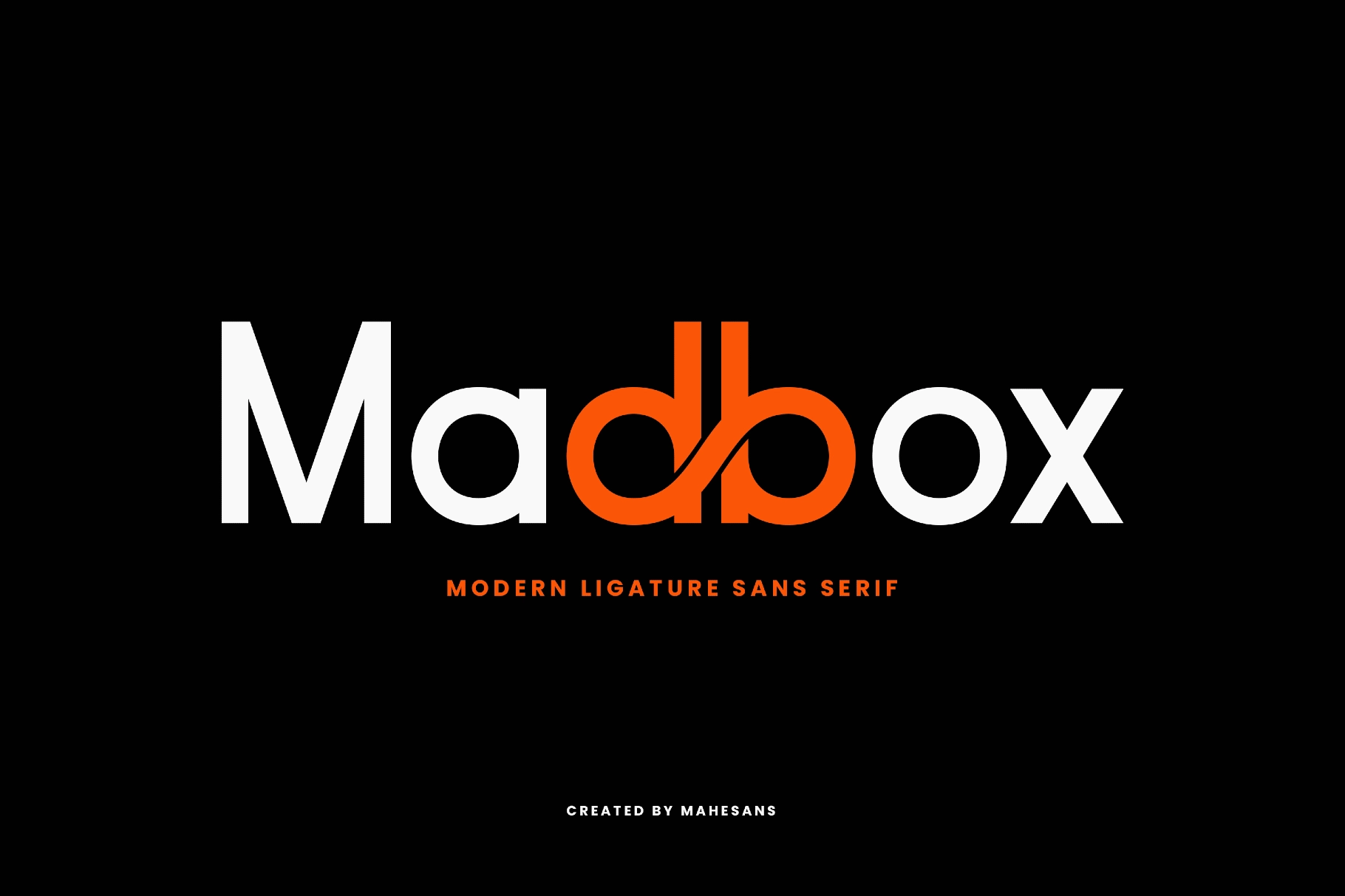Grafik Madbox Font